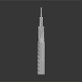 White Textured Cylindrical Household Item With Modern Design For Daily Use