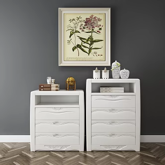 modern bucket cabinet 3d model