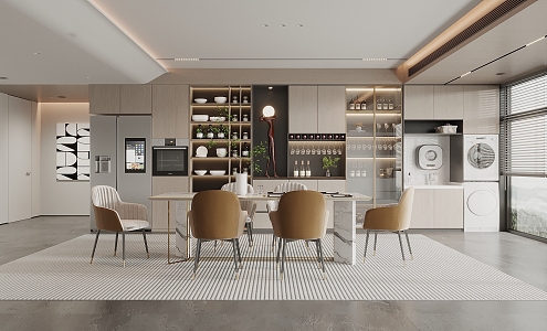 Modern Restaurant 3d model