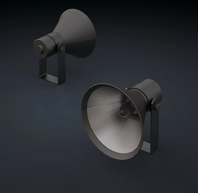 Stylish Modern Black Downlights and Spotlights with Metal Brackets for Indoor Home Lighting 3d model
