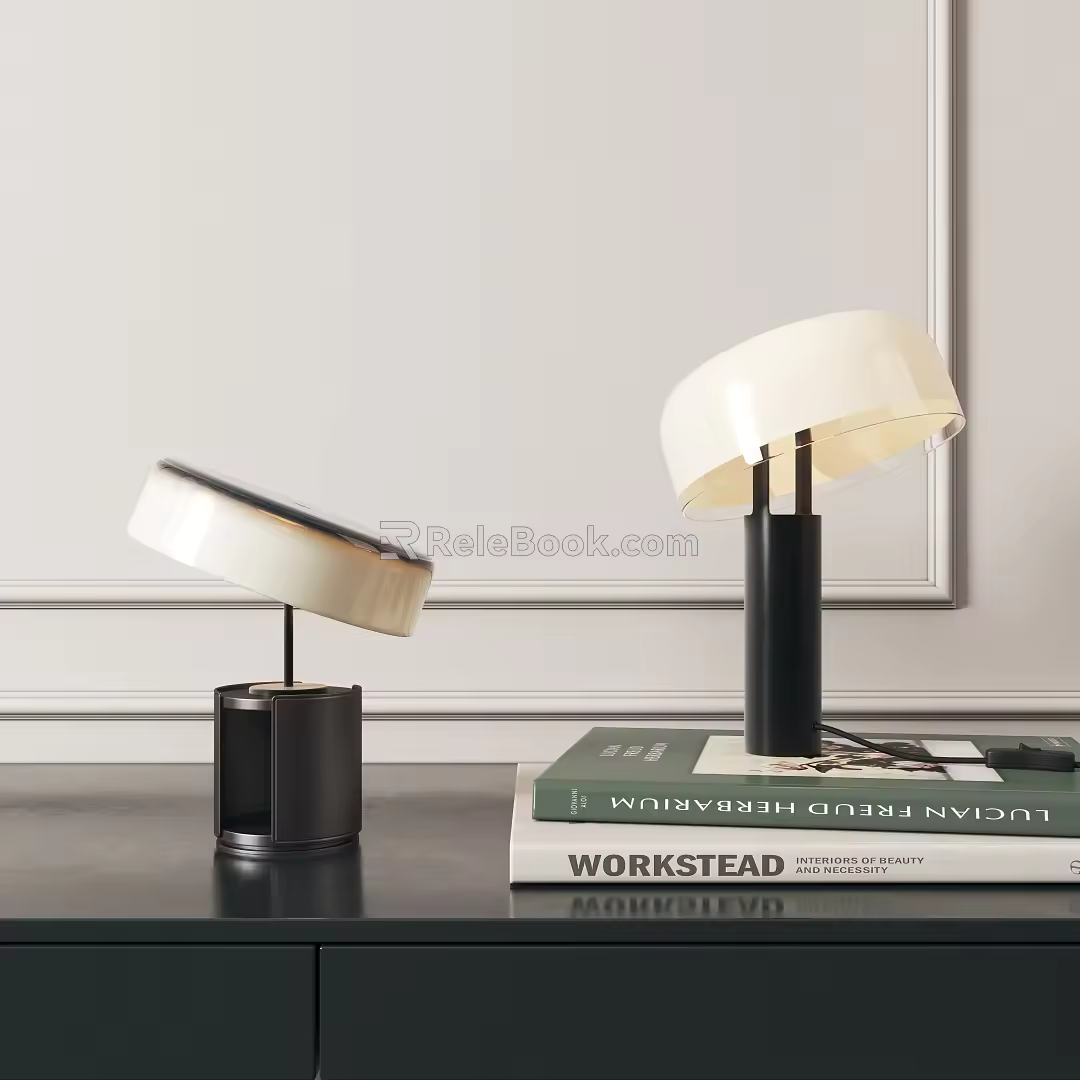 Modern table lamp 3d model