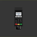 Business Equipment POS Terminal With PAYCONNECT Screen Payment Card Slot Digital Keypad And Colorful Buttons