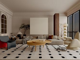 Living room 3d model