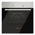 Siemens Modern Oven With Knobs Stainless Steel Control Panel And Black Glass Door