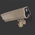 Modern monitoring head security monitoring surveillance camera 3d model