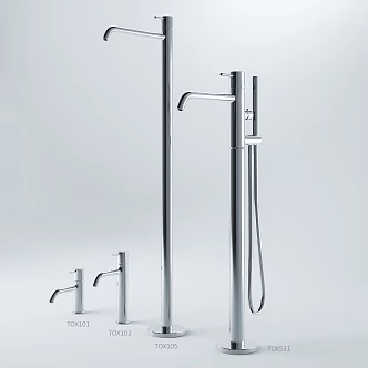 Faucets Bathroom Bathtub Faucets 3d model