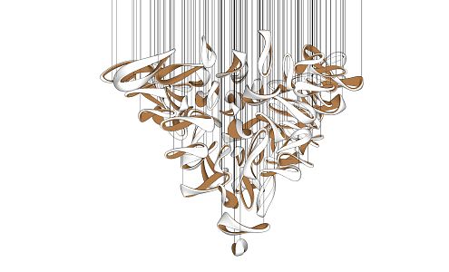 Modern Chandelier Art Chandelier Hall Ceiling Fashion Chandelier 3d model