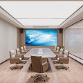 Modern Conference Room 3d model