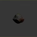 Natural Decorative Stone With Green Moss Gray Red Color And Surface Texture