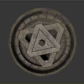 Natural Stone Decorative Fountain With Tiered Base And Hexagonal Top Structure