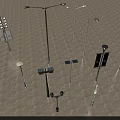 Various Types of Outdoor Lights Including Solar Powered Street Light Poles With Modern Designs