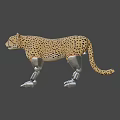 Mechanical Cheetah Legs Designed As Advanced Combat Weapon System 3d model