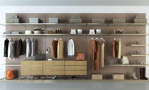 Modern wardrobe 3d model