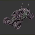 Self-made armed car modified car modified car chariot doomsday car self-made car self-made car modified car 3d model