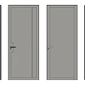 Modern Hinged Door Designs For Home Interior With Sleek Panel And Handle Styles