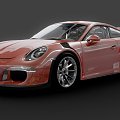 Hyundai sports car Porsche GT3RS 3d model