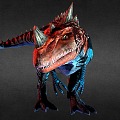 Dinosaur Mutant Dinosaur Tyrannosaurus Rex Ancient Giant 3d model