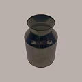 Vintage Metal Milk Can Decorative Ornament for Home Decor Accent Piece