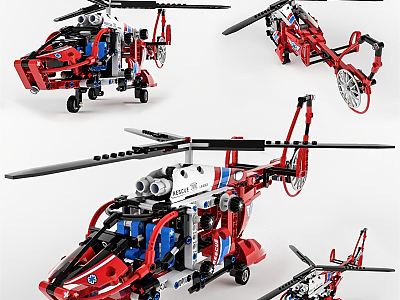 Modern Toys Lego Helicopter Lego Toy Helicopter Toy Combination Fighter Aircraft Model Lego Blocks model