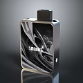 SMOANT Modern Lifestyle Device With Sleek Black Silver Pattern And Rectangular Design 3d model