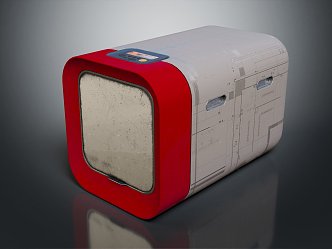 Modern Box Science Fiction Box Science Fiction Box 3d model