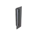 Modern Vertical Wall Lamp With Sleek Striped Metal Design For Home Decor