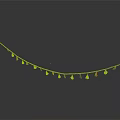 Decorative String of Small Bells for Home Decoration and Festive Hanging Use