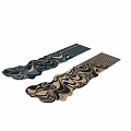 Square Rugs With Modern Wave Patterns In Blue Black Beige Colors For Home Decor