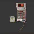 Modern Commercial POS Equipment With Digital Display Keypad And Card Reader Function
