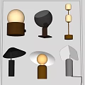 Modern Table Lamp Combination Bedside Metal Table Lamp Spherical Lampshade Table Lamp Floor Table Lamp Room Bedroom Table Lamp Simple Fashion Table Lamp 3d model