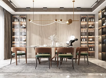 Modern Restaurant 3d model