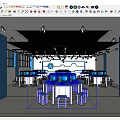 Modern Classroom Computer Room Computer Classroom 3d model