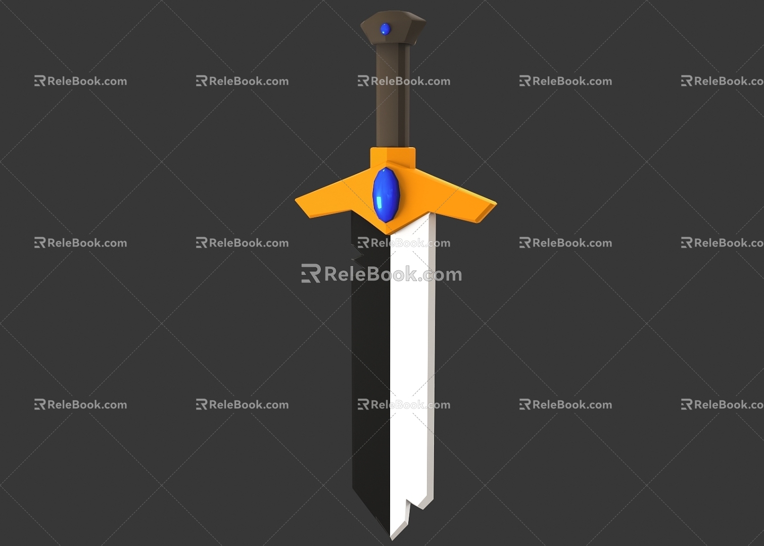 Cartoon weapon game weapon game props sword sword cartoon weapon game weapon game props sword 3d model