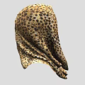 Stylish Leopard Print Hooded Head Mask With Neck Warmer And Full Coverage Design