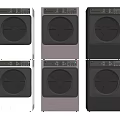Modern Front Load Washing Machines Showcasing Various Color And Stylish Designs