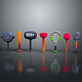 Colorful Household Tools With Various Designs And Functional Shapes For Daily Use