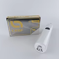 Sleek White Electric Toothbrush With Black Button For Daily Personal Care Routine