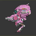 Modern Mech Warrior Mech Soldier Machine Battleguard Mechanical Battleguard 3d model