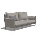 Nordic double sofa 3d model