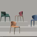 Modern Leisure Chairs in Green Pink Blue Brown with Sleek Design for Contemporary Living Spaces