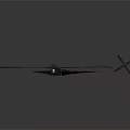 Aerospace Propulsion System Two Black Propellers Design For Space Exploration