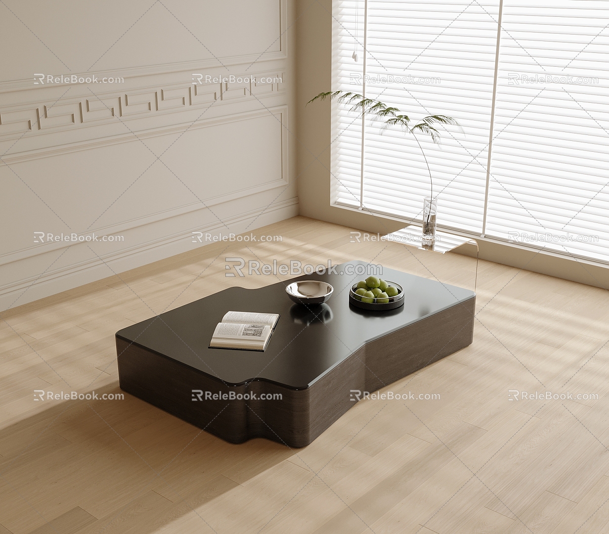 Modern coffee table 3d model