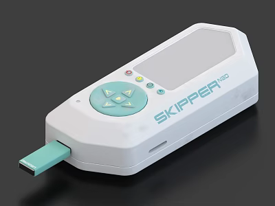 Blood Glucose Meter Oximeter Heart Rate Meter Medical Devices 3d model