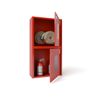 Modern fire extinguisher fire cabinet 3d model