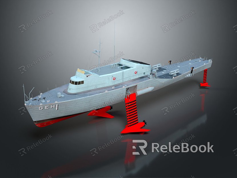 Modern Warship Ship Ship Warship model