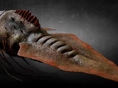 Sea monster sea monster octopus mullet octopus monster 3d model