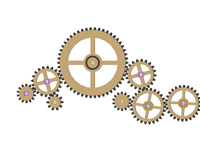 High Quality Hardware Tools With Assorted Sizes Of Gears For Mechanical Use 3d model