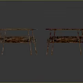 Rustic Wooden Tables Collection with Varied Sizes and Distinct Natural Grain Finishes