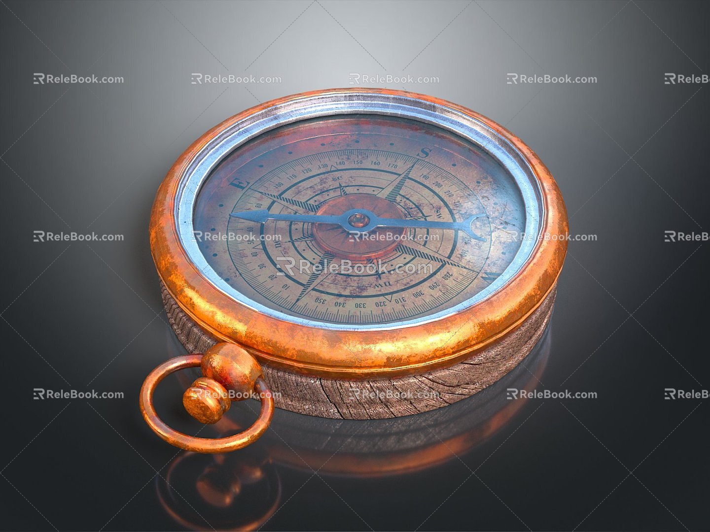 Compass Instrument Instrument Items 3d model