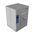 Horizontal Rectangular Pressure Steam Sterilizer 3d model